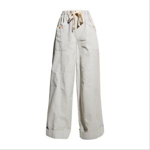 Ulla Johnson Kirkley Striped Wide-Leg Pants in Size 4